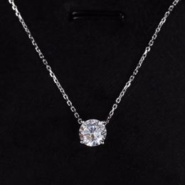 Luxurious quality Have stamp pendant necklace with one diamond for women and girl friend wedding Jewellery gift PS3544257y