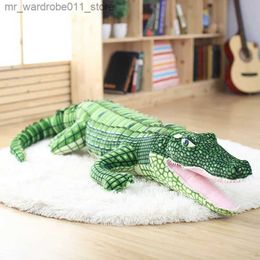 Plush Dolls Kawaii Ceative Pillow for Children Gift Cute Large Simulation Crocodile Dolls Stuffed Animal Real Life Alligator Plush Toy Q231215