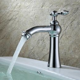 Bathroom Sink Faucets Basin Faucet Deck Mounted Kitchen Cold Water Balcony Washing Antique Toilet Tap Single Handle