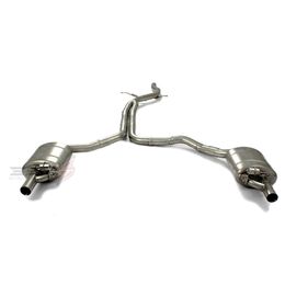 Car Accessories Cat-back System Stainless Steel For Audi A6 A7 C7 C8 2.0 Catback Modification Auto Parts Muffler Mid Tailpipe