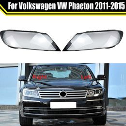 Car Headlamp Glass Lamp Transparent Lampshade Shell Headlight Cover for VW Phaeton 2011-2015 Auto Light Housing Case