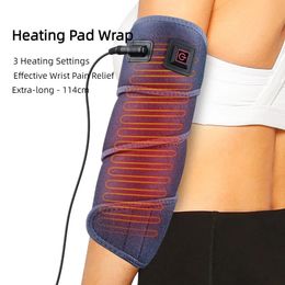 Other Health Beauty Items Hailicare Heating Pad Wrap 3 Settings Support Brace Wristband Belt Warm Relief Pain Bandage Ankle Protector 231215