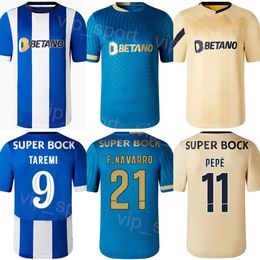 Club FC Portos Soccer 6 Stephen Eustaquio Jerseys 29 Toni Martinez 10 Francisco Conceicao 70 Goncalo Borges 9 Mehdi Taremi Football Shirt Kits 2023 2024 Man Team