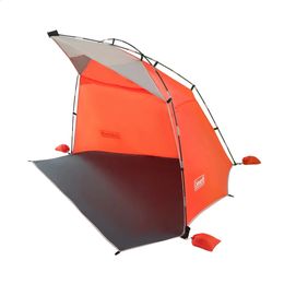 Tents and Shelters Camping Supplies Large Compact Beach Shade Docking Tent 5 6 People UV Protectant UPF 50 3x3 Folding Awnings Lona 231214