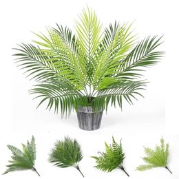 Decorative Flowers & Wreaths 1 Bouquet Artificial Palm Leaf Simulation Plants Folium Cycas Fern Leaves DIY Craft Wedding Home Deco296F