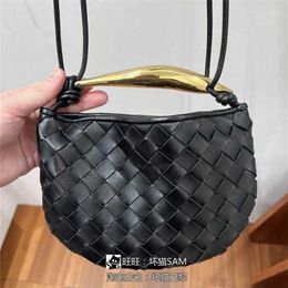 Sardines Bag BottegassVenetaa Genuine Leather Woven Genuine Leather Place an order to contact customer service in Paris France 2023 early spring black woven s