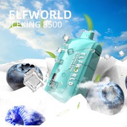 Elfworld Iceking 8500 Factory Supply Puffbar 0%2%5% Elf Mary Lost Wape Pen Bar Crystal Raz Ca6000 10000 12000 15000 Pod Smart Display E-liquid Battery Disposable Wholesa