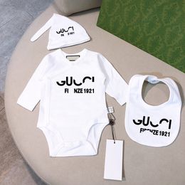 Newborn Baby Rompers Childrens Onesies Bodysuit kids climbing suit three piece set Pure Cotton Babys Jumpsuit Long Sleeve Clothes CSD2312151