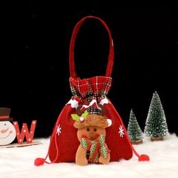 Exquisite Christmas Apple Bag lovely Children's Gift Kindergarten Candy Bag Christmas Eve red Packaging gift box