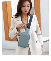 Evening Bags Cow Leather Genuine Cowhide Ladies Cell Phone Bag Chest For Lady Men Brand Women Crossbody Purse