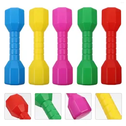 Dumbbells 5 Kids Hand Weights Barbell Exercise Fitness Dumbbell For Home Gym Workout Children Assorted Colour