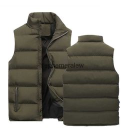 Gilet da uomo Giacca a V da uomo Calda giacca senza maniche Giacca da uomo imbottita in cotone a V Cappotto da uomo con colletto alla coreana Gilet casual Cloingephemeralew