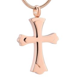 IJD12236 Waterproof High Quality Cross Cremation Necklace for Men Women Gift Memorial Urn Locket Stainless Steel Cremation Jewelry286t