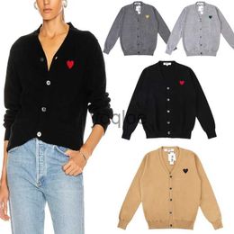 Women's Sweaters Women Cardigan Eye Embroidered Cotton V-Neck Button Long Sle Spring Autumn Lady Casual Knit Sweater J231215