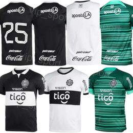 Club 23 24 Olimpia Soccer Jersey Mens Team 24 MONTENEGRO 14 FERNANDO 9 BRUERA 3 SILVA 28 ROMERO 15 GAMARRA 29 SALAZAR FERNANDEZ GONZALEZ Football Shirt Kits Uniform