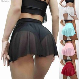 Women's Shorts Comfortable Elegant New Fe High Waist Pole Dance Ruffled Shorts Hot Pants Mini Tight Bikini Stretch For Teenage Girls 2023L231215