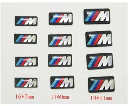 100pcs Tec Sport Wheel Badge 3D Emblem Sticker Decals For M Series M1 M3 M5 M6 X1 X3 X5 X6 E34 E36 E6 car styling stickers