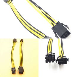 New Laptop Adapters Chargers PCIE 6Pin To 6Pin Power Supply Cable Graphics Card Power Extension Cable 6 Pin Connector Male To Female Power Adapter for Mining