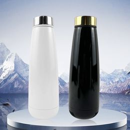 CAMAZ 420ml Vitamin Strontium Element Water Cup Hydrogen Alkaline Vitamin Sr Mineral Water Filter Bottle