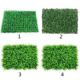 40x60cm Wedding flower Grass Mat Green Artificial Plant Lawns Landscape Carpet for Home Garden Wall Decoration Fake Grass1285h