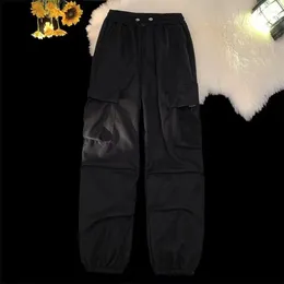 Men's Pants Autumn/Winter Fashion Brand Hong Kong Style Vintage Work Dress Drawstring Strap Loose And Versatile Handsome