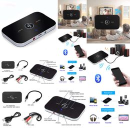 New Laptop Adapters Chargers Upgraded Bluetooth 5.0 Audio Transmitter Receiver RCA 3.5mm AUX Jack USB Dongle Music Wireless Adapter for Car PC TV Headphones