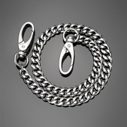 Chains Punk Rock Metal Stainless Steel Pants Waist Chain Men Women Key Wallet Keychain Jeans Unisex Hip-hop Jewellery Gift236W