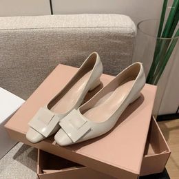 Dress Shoes 9 Years Old Shop Soft Comfortable Genuine Leather High Heel Spring Fashion Leisure Commute Office Work Women Heels