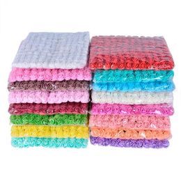 144pcs 2cm Mini Foam Rose Artificial Flower Bouquet Multicolor Rose Wedding Flower Decoration Scrapbooking Fake254R