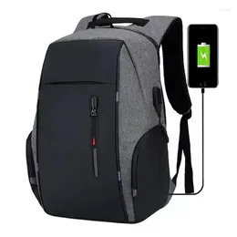 Backpack Multifunctional USB Charging Waterproof Men Oxford School Bags Business Notebook Backpacks 15.6 Inch Laptop Bag For