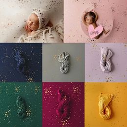 Keepsakes 40 150*170cm born Pography Props Blanket Baby Gilding Star Blanket Backdrop Fabrics Cloth Baby Shoot Studio Accessories 231214