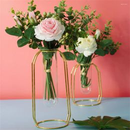 Vases Plant Vase Fashionable Life Atmosphere Handicraft Art Creative Idea Transparent Hydroponic Glass Flowerpot