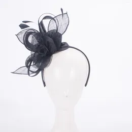 Womens Kentucky Derby Sinamay Fascinators Wedding Church Racing Hats Headband Headpiece T469