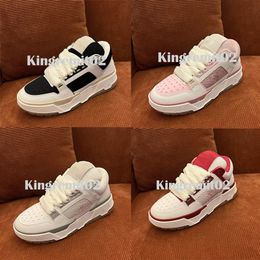 Designer Casual Shoes MA-1 Sneakers Fashion Platform Couple Bread Shoes Men Women Leather Trainers Stitching Low Top Lace-up Sneakers