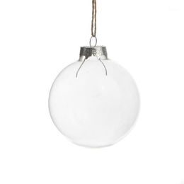 Party Decoration Dia6cm Christmas Ornament Clear Glass Ball Wedding Decorations Bauble Event ship X 2512312