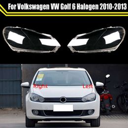 for VW Golf 6 Halogen 2010 2011 2012 2013 Front Headlight Lamp Headlamp Cover Shell Mask Lampshade Lens Glass
