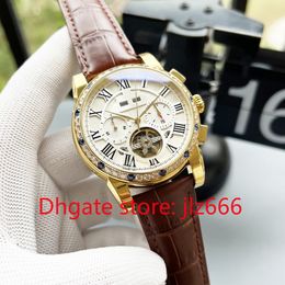 Men's watch mechanical watch luxury design PP fully automatic mechanical movement waterproof tourbillon sapphire mirror surface,oo