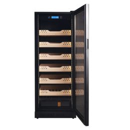 Solid Wood Constant Temperature wine Cabinet Professional Cigar Humidor Cabinet Cedar Wood Electronic Cigar Tea Cabinet