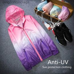 Others Apparel Women's UV Protection Jacket Outdoor Children's Sun Protection Windbreaker Jacket Men sun protection clothingL231215