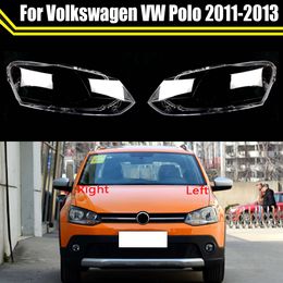 Car Front Headlight Shell Cover Transparent Lampshade Headlamp Mask Lens Lamp Shade for VW Polo 2011 2012 2013