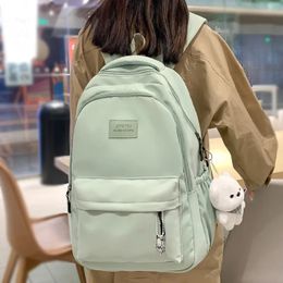 School Bags Female Fashion Lady High Capacity Waterproof College Backpack Trendy Women Laptop Cute Girl Travel Book Bag Cool 231215