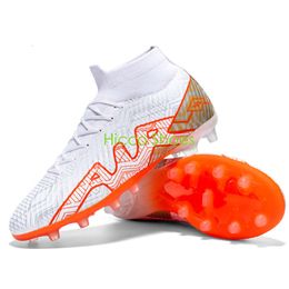 New Style Comfortable Football Shoes Women Men AG TF Soccer Shoes Youth High Top Training Shoes Size 35-45