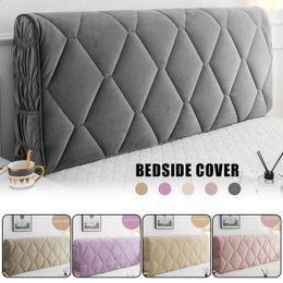 Bedspread Simple European Style Luxury Thicken Bed Headboard Cover Soft Bed Head Back Decor Protector Slipcover Elastic All-inclusive 231214