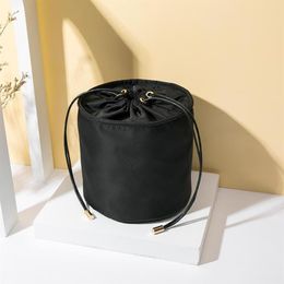 Nylon Drawstring Cosmetic Bag Original Exquisite High-end Travel Waterproof Liner Medium Bags & Cases230s