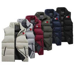 Vest plus fleece thickened warm windproof vest vest casual stand collar cotton jacket jacket outdoor street style vest