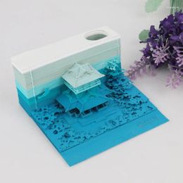 3d Art Memo Pad Paper Gift Creative Carving Model Note Book