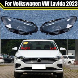 Auto Head Lamp Light Case for VW Lavida 2023 Car Headlight Lens Cover Lampshade Glass Lampcover Caps Headlamp Shell