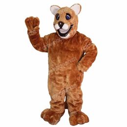 New Leopard Mascot Costumes Halloween Cartoon Character Outfit Suit Xmas Outdoor Party Festival Dress Promotional Advertising Clothings