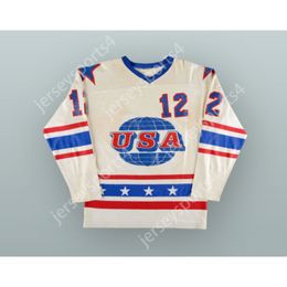 Custom BOBBY CRAWFORD 12 TEAM USA WORLD JUNIOR CHAMPIONSHIPS WHITE HOCKEY JERSEY NEW Top Stitched S-M-L-XL-XXL-3XL-4XL-5XL-6XL