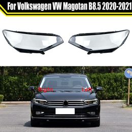 Headlight Cover Lens Glass Shell Front Headlamp Transparent Lampshade Light Lamp Caps for VW Magotan B8.5 2020 2021